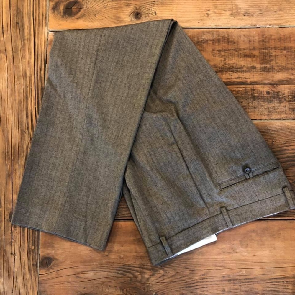 Banana Republic herringbone slacks